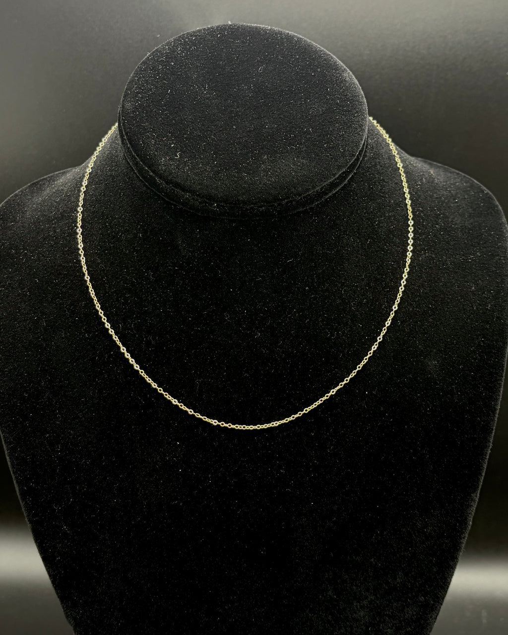 Vintage 14k Gold Chain Necklace - 15.75"