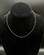 Vintage 14k Gold Chain Necklace - 15.75"