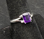 Ross-Simons - Vintage Sterling Silver Amethyst Ring - Size 8