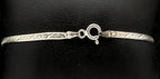 Vintage Italian Sterling Silver Herringbone Link Bracelet - 7"