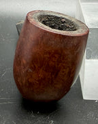 BBB- Antique 1903 Own Make Wood Smoking Pipe with Sterling Silver Band