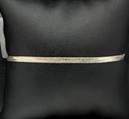 Vior - Vintage Italian Sterling Silver Herringbone Link Bracelet - 7"