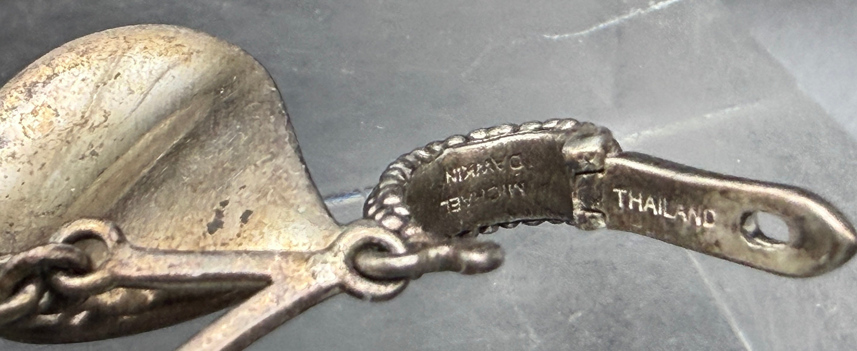 Michael Dawkins - Vintage Sterling Silver Dangles Pendant