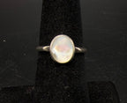 Vintage Sterling Silver Mother of Pearl Ring - Size 6