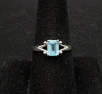 Ross-Simons - Vintage Sterling Silver Blue Topaz Ring - Size 8