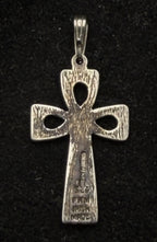 Vintage Irish Sterling Silver Celtic Cross Pendant