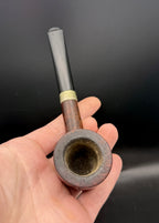 Vintage BBB Quaint A Handmade Estate Pipe - Rare WDC Silver Band