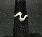 Vintage Sterling Silver Adjustable Size Ring - Size 3.75+