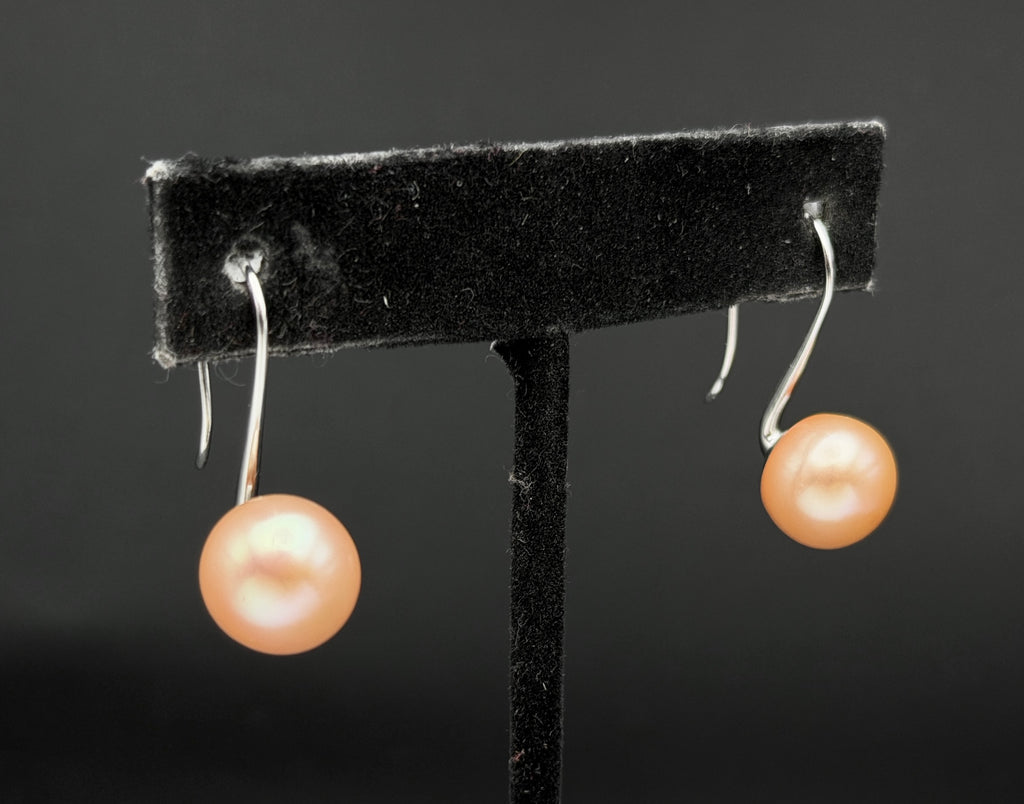 Honora - Vintage Pink Pearl Sterling Silver Earrings
