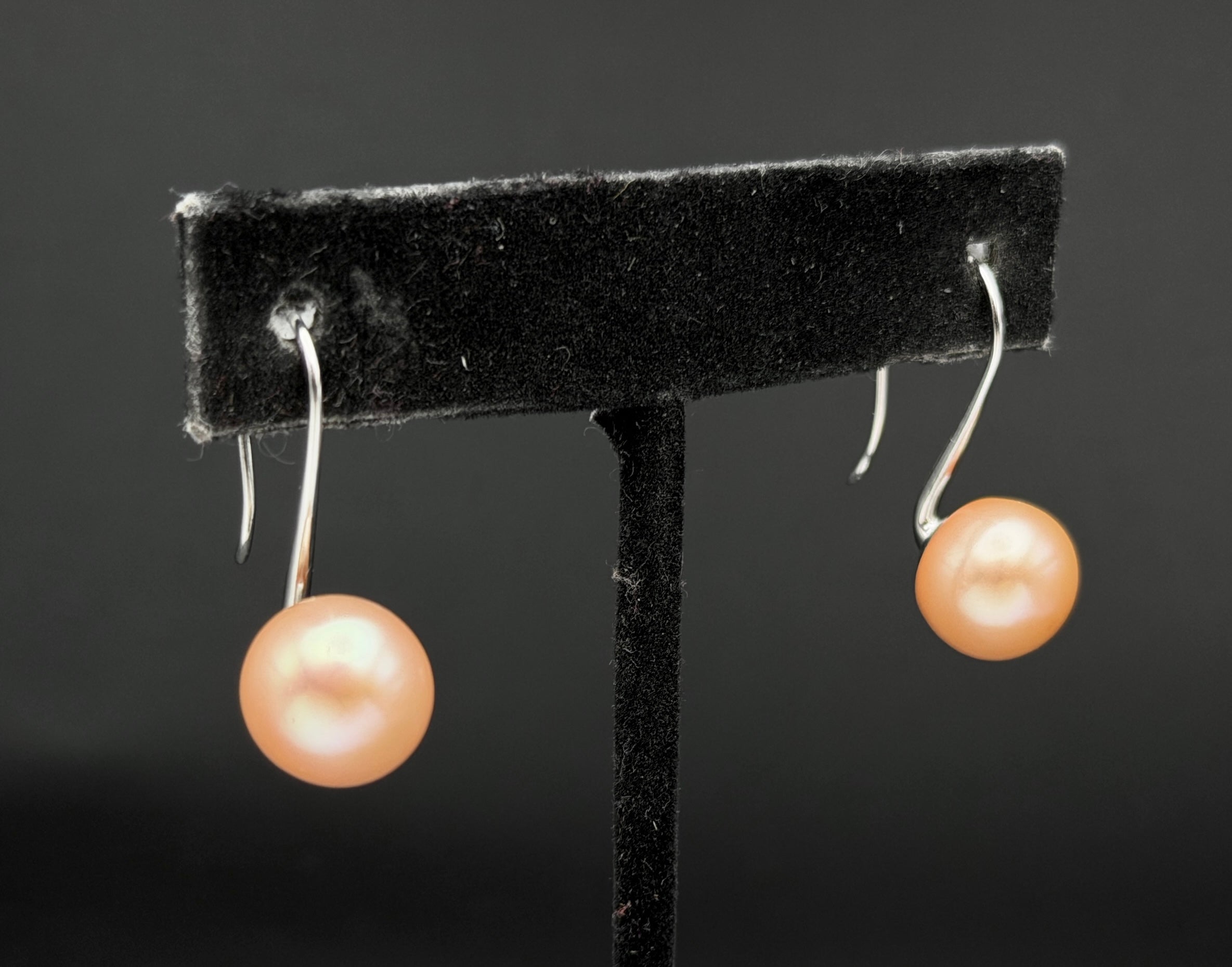 Honora - Vintage Pink Pearl Sterling Silver Earrings