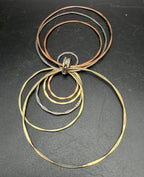RLM Studio - Vintage Mixed Metals Hoops Pendant