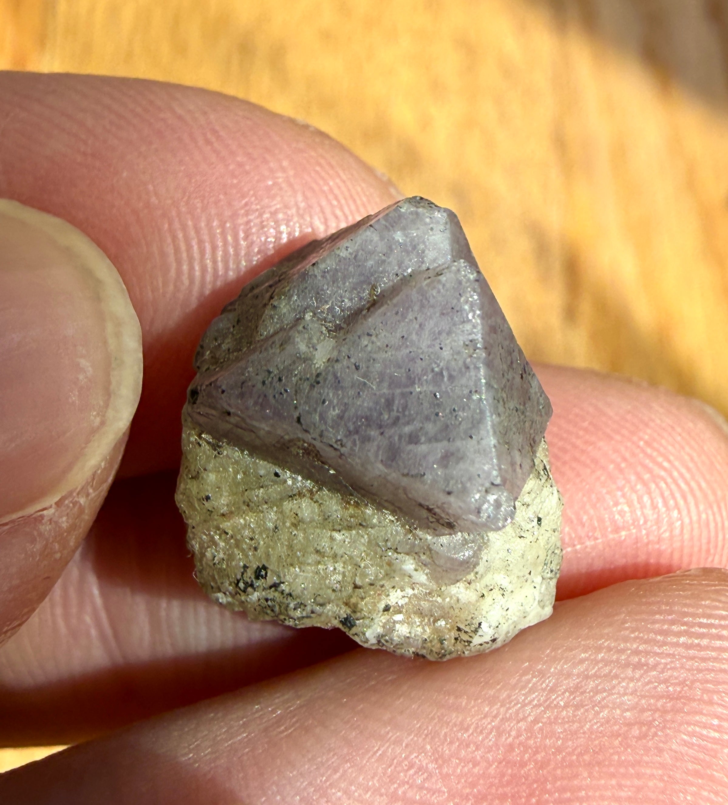 Purple Twin Spinel Crystal Specimen - Afghanistan