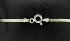 Vintage Italian Sterling Silver C Link Bracelet - 7"