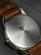 Timex - Vintage Functioning Leather Band Indiglo Wristwatch