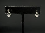 Vintage Sterling Silver and Crystal Earrings