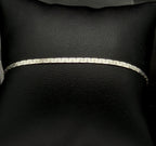 Vintage Italian Sterling Silver C Link Bracelet - 7"