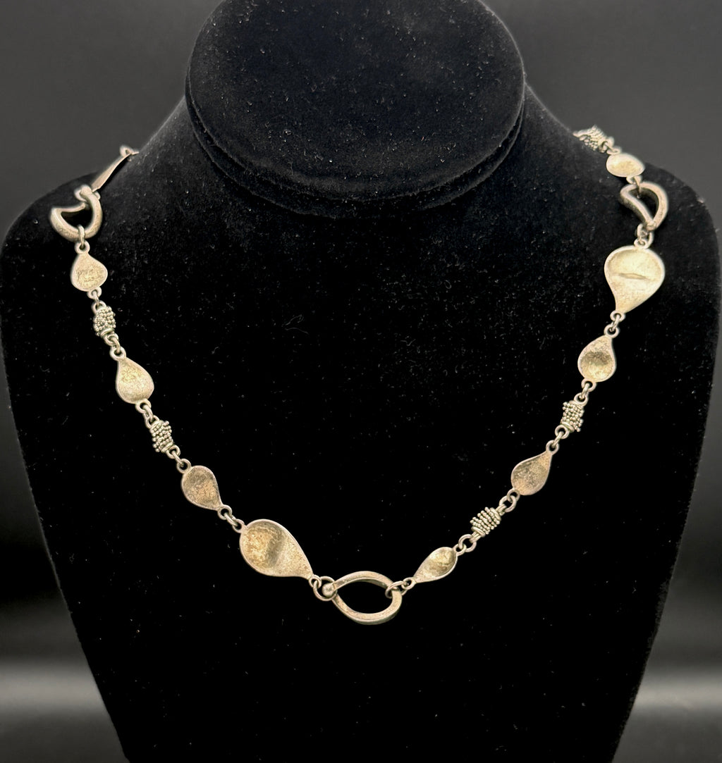 Michael Dawkins - Vintage Sterling Silver Chain Link Necklace - 20"