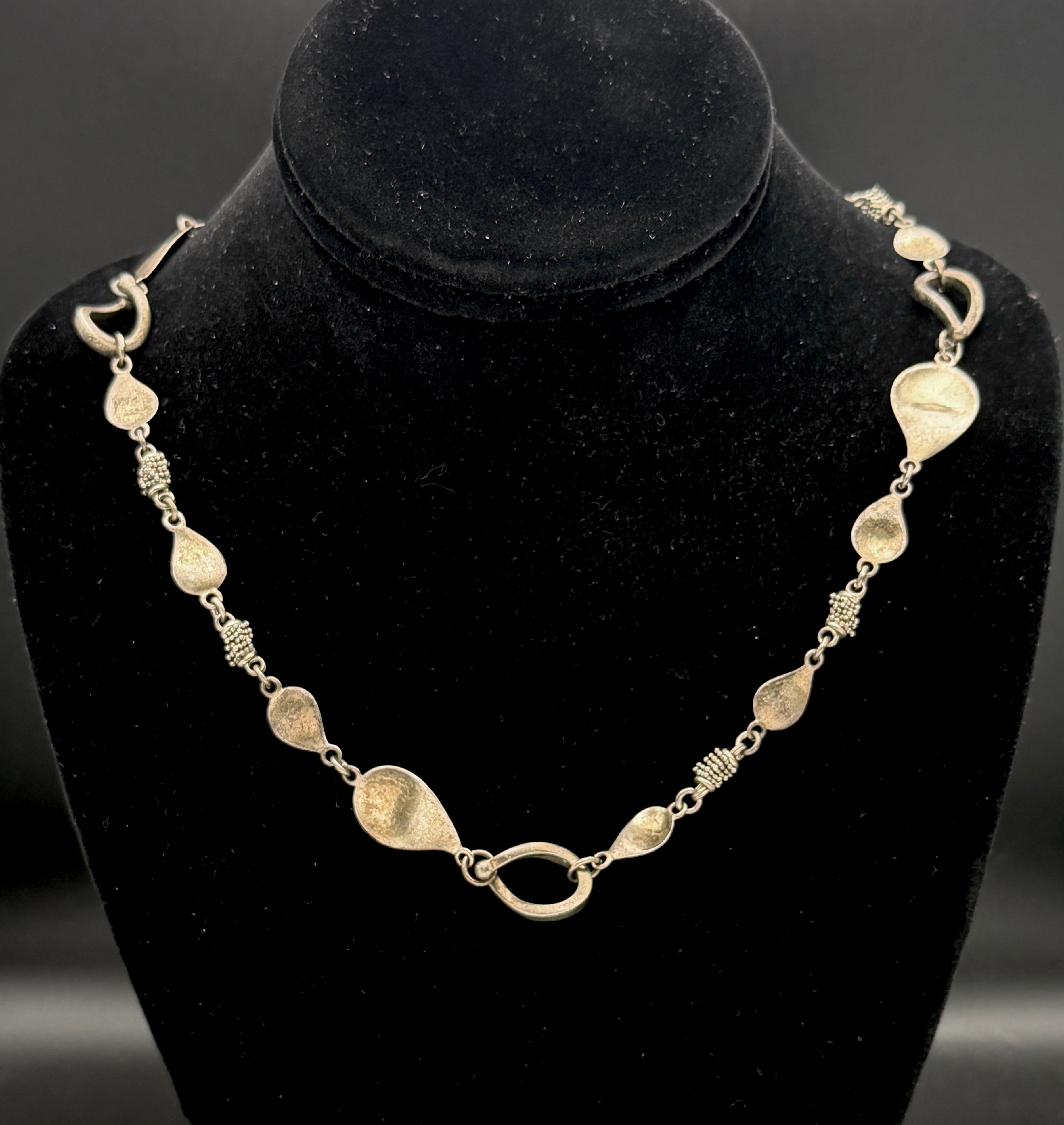 Michael Dawkins - Vintage Sterling Silver Chain Link Necklace - 20"