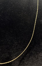 Vintage 10k Gold Chain Necklace - 18.75"