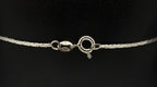 Vintage Italian Sterling Silver Cobra Link Bracelet - 7.25"