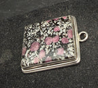Garnets in Matrix Sterling Silver Pendant