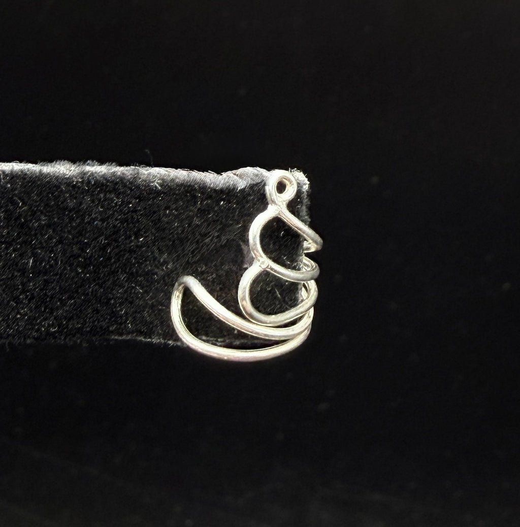 Sterling Silver Wire Ear Cuff
