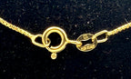 Ross-Simons - Gold Tone CZ Sterling Silver Pendant Chain Necklace - 18"