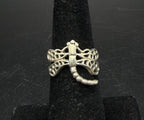 Vintage Sterling Silver Dragonfly Ring - Size 5.5+