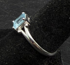 Ross-Simons - Vintage Sterling Silver Blue Topaz Ring - Size 8