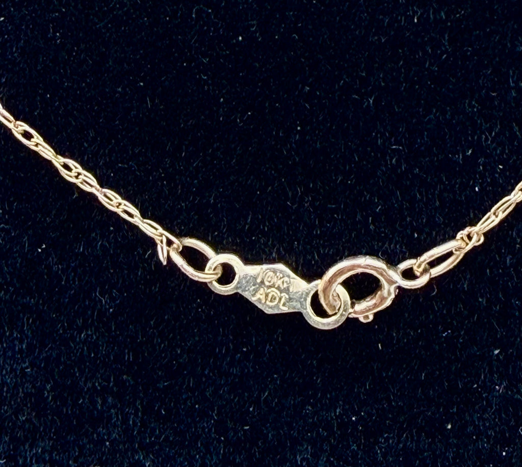 Vintage 10k Gold Chain Necklace - 18.75"