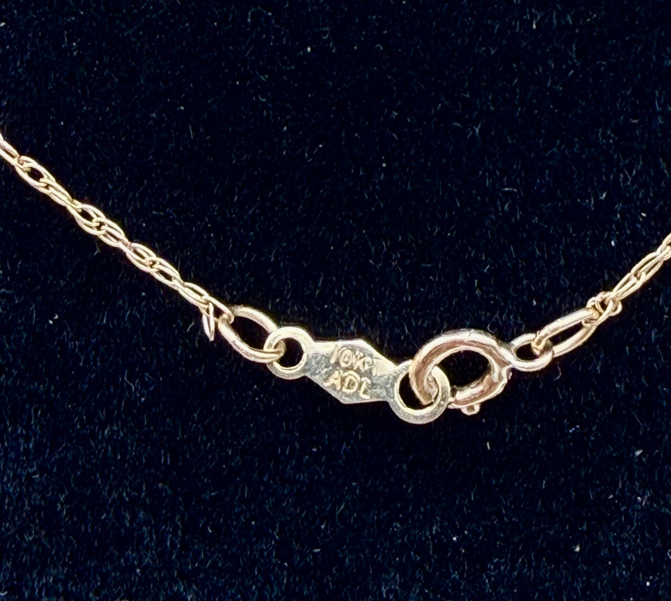 Vintage 10k Gold Chain Necklace - 18.75"