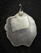 Frank Taira - Vintage Handmade Carnelian Slice Sterling Silver Pendant