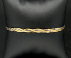 Milor - Vintage Sterling Silver Dual Tone Braided Link Bracelet