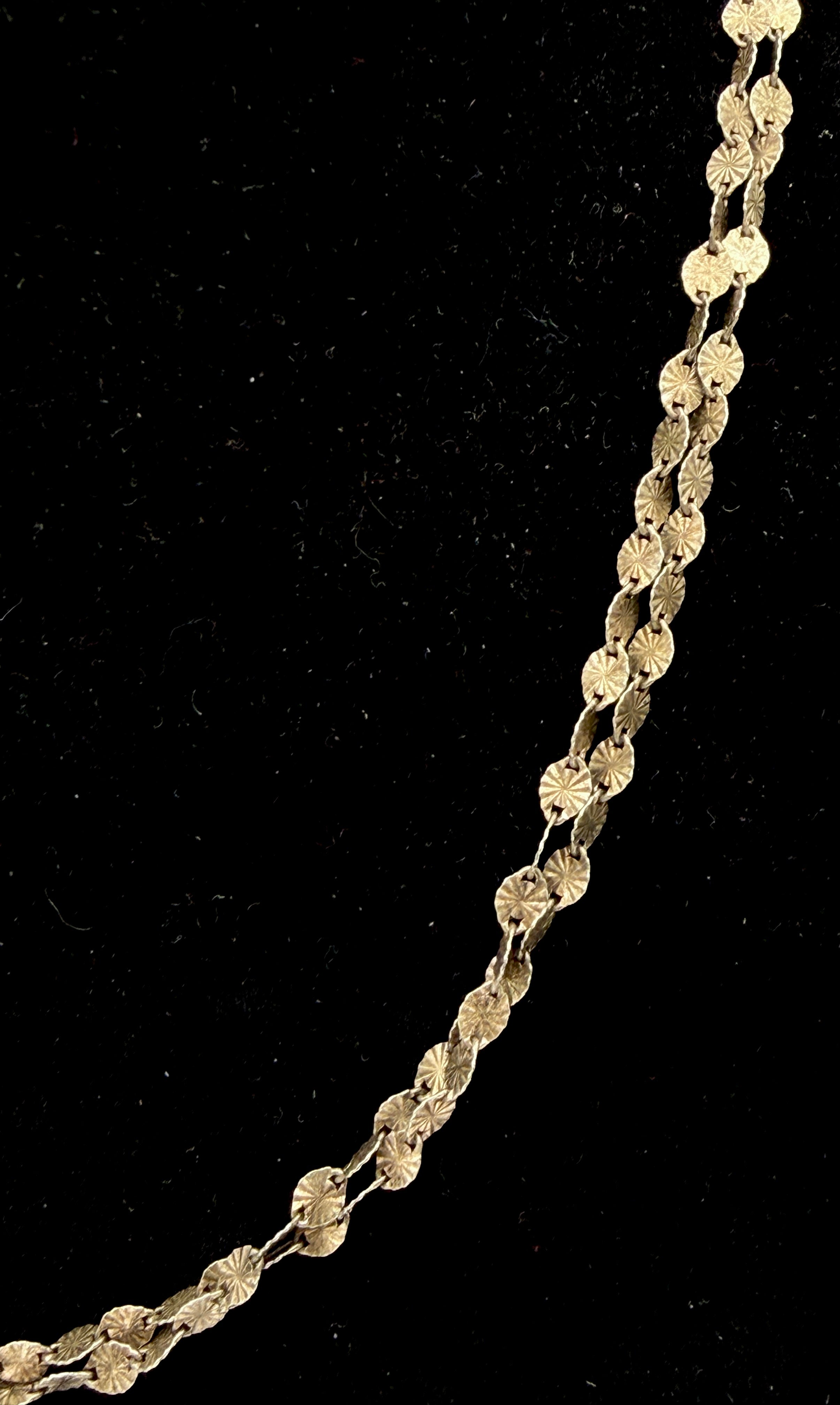 Milor - Vintage Three Feet Long! 950 Silver Italian Unique Link Chain Necklace - 36"