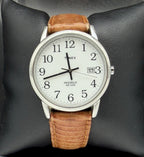 Timex - Vintage Functioning Leather Band Indiglo Wristwatch