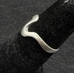 Vintage Sterling Silver Adjustable Size Ring - Size 3.75+