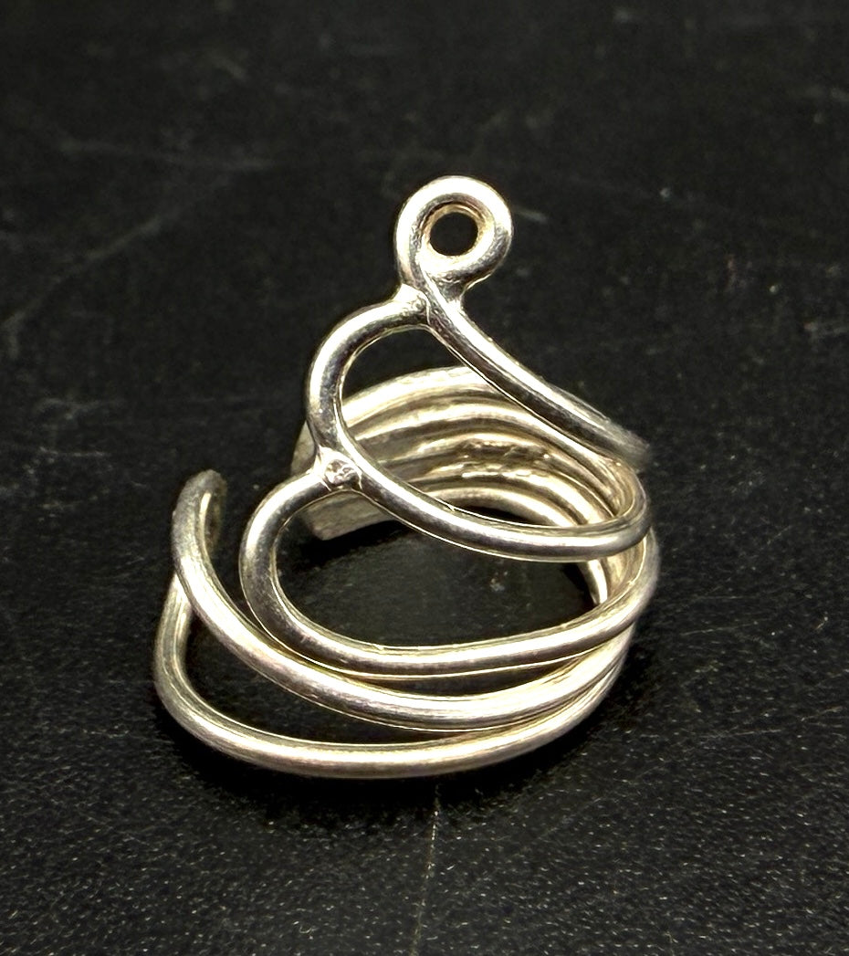 Sterling Silver Wire Ear Cuff