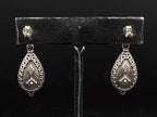 Doug Paulus - Vintage Handmade Sterling Silver Dangle Earrings