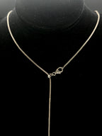Milor - Vintage 950 Silver Italian Unique Link Chain Adjustable Size Necklace