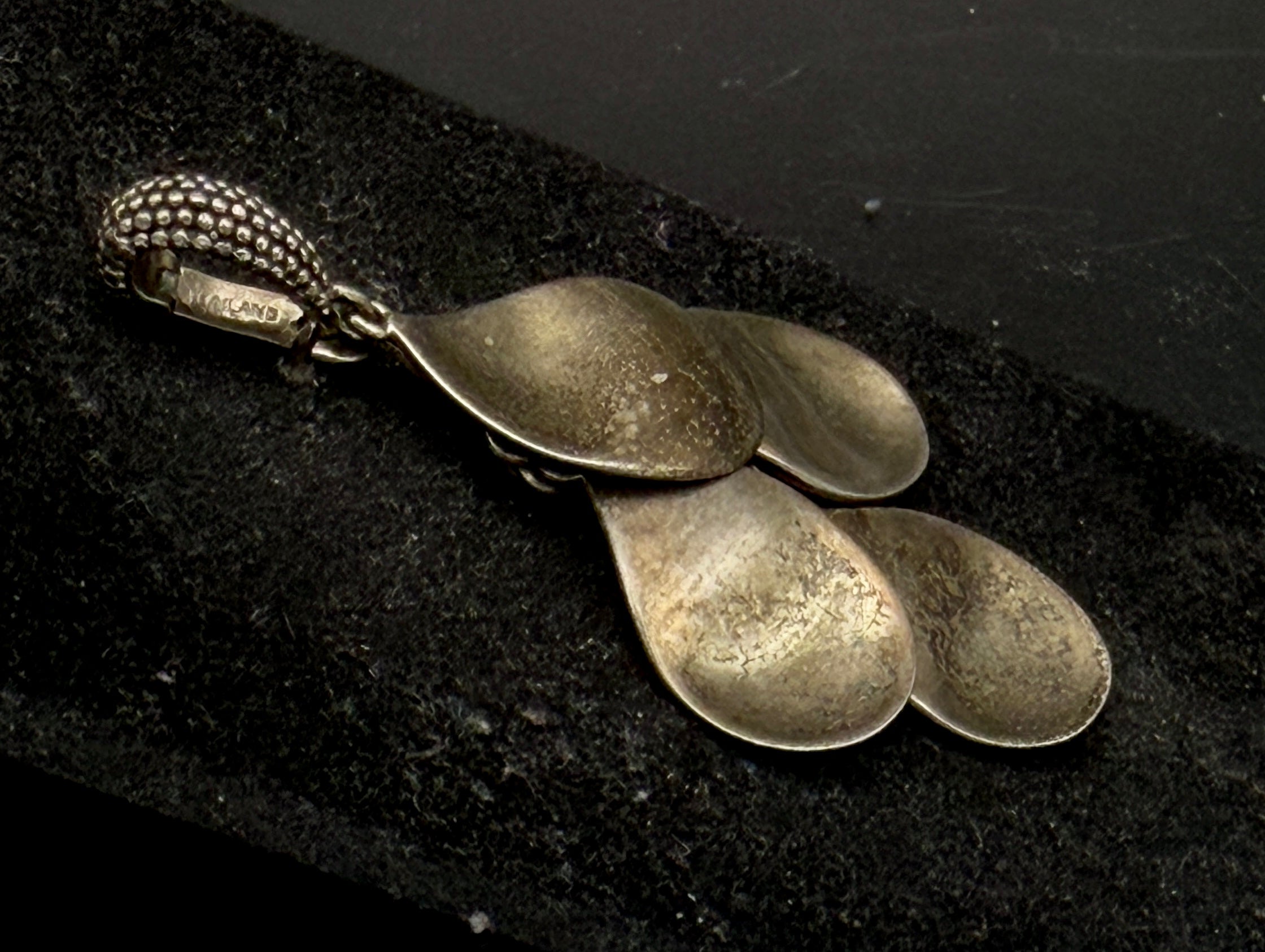 Michael Dawkins - Vintage Sterling Silver Dangles Pendant