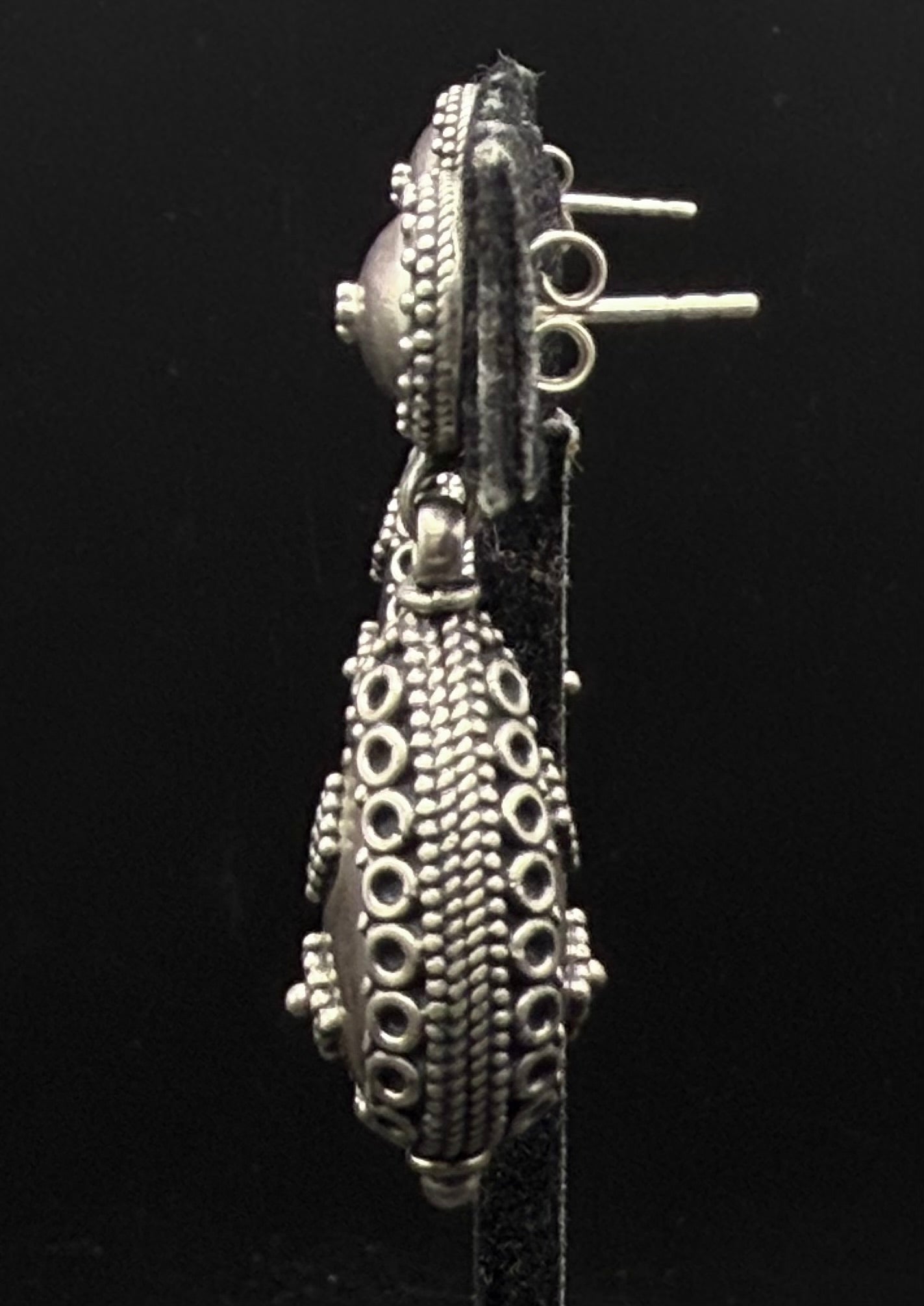 Doug Paulus - Vintage Handmade Sterling Silver Dangle Earrings