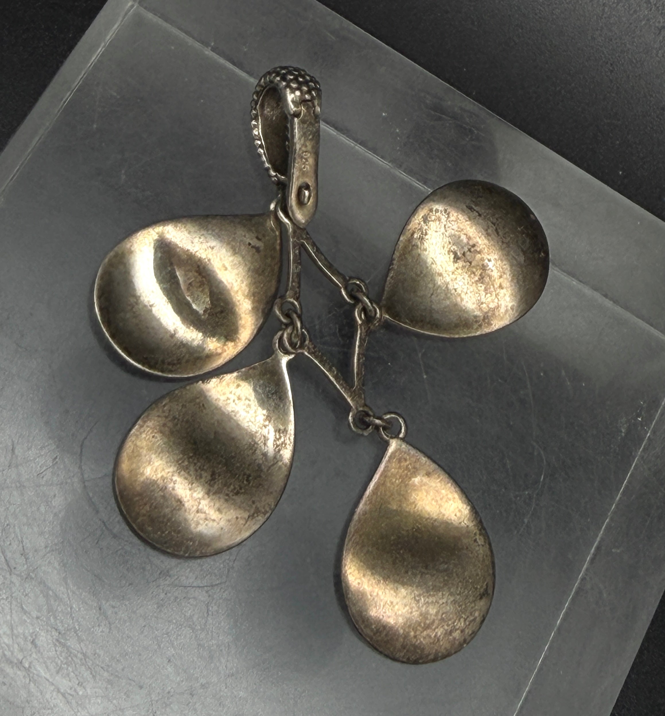 Michael Dawkins - Vintage Sterling Silver Dangles Pendant