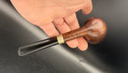 Vintage BBB Quaint A Handmade Estate Pipe - Rare WDC Silver Band
