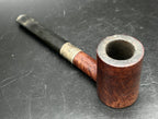 Loewe & Co. - Vintage Poker Style Smoking Pipe with Sterling Silver Band