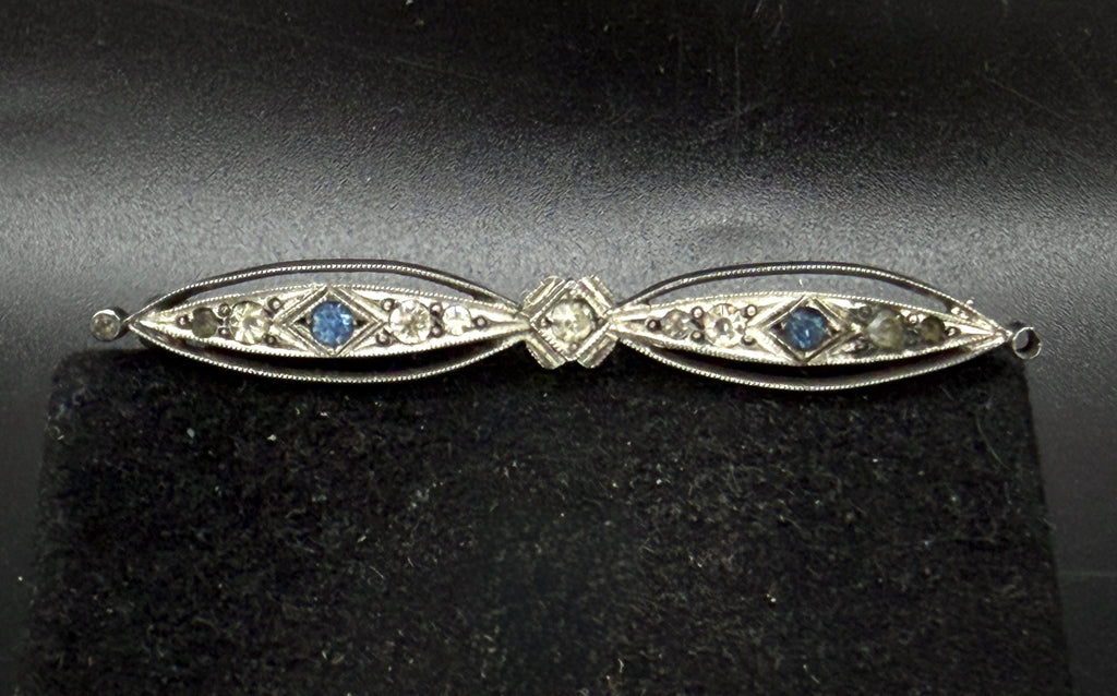 Foster & Bros. - Vintage Edwardian Sterling Silver Bar Pin