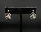 Vintage Sterling Silver Horse Head Dangle Earrings