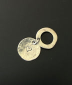 Vintage Handmade Sterling Silver Heart Charm/Pendant