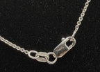 Vintage 18k White Gold Chain Necklace - 18"