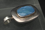 Joseph Esposito - Vintage Multi Chain Abalone Shell Snap On Pendant Sterling Silver Necklace - 17"