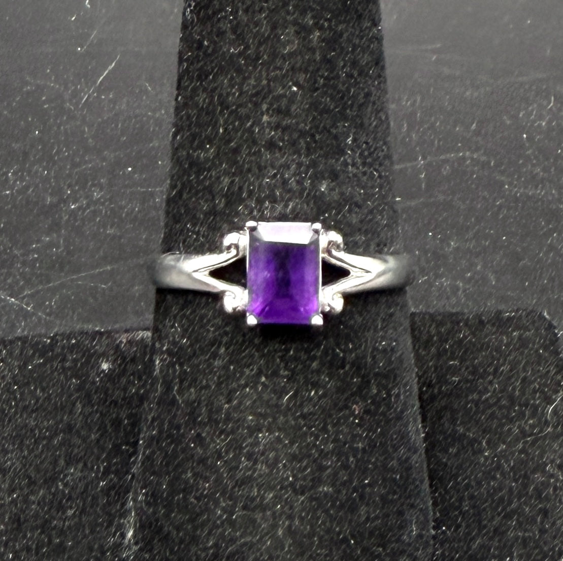 Ross-Simons - Vintage Sterling Silver Amethyst Ring - Size 8